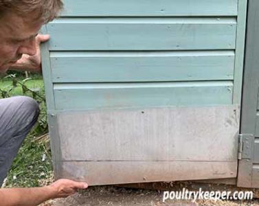 metal plate on door to stop rats