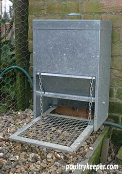 Rat Proof Treadle Feeder