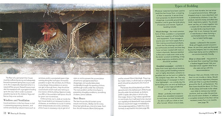 Keeping Chickens Book Sample Page